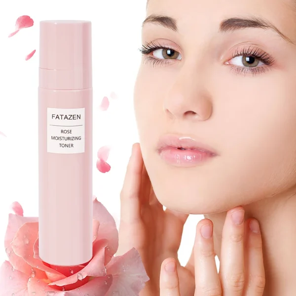 Private Label Rose Water Moisturizing Toner Vitamin B5 Aloe Vera Facial Skin Care Glycerin Skincare Face Toner Rosewater