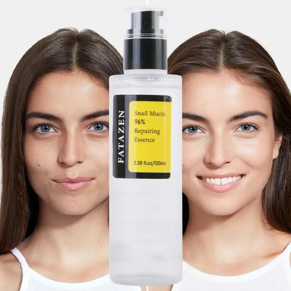 FATAZEN Natural Organic Skin Care Snail Mucin Repairing Essence Beauty Products Skin Boosting Moisturizing Snail Facial Serum
