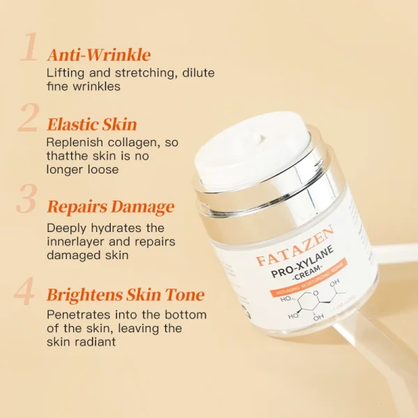 Private Label Xylane Pro Cream Collagen Anti Aging Rapid Wrinkle Repair Regenerating Moisturizer Lotion Renewing Face Neck Cream - Image 6