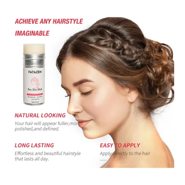 Private Label Edge Control Broken Hair Finishing Stick Hair Styling Waterproof  High Quality Super Styling Hair Wax  Stick - Image 6