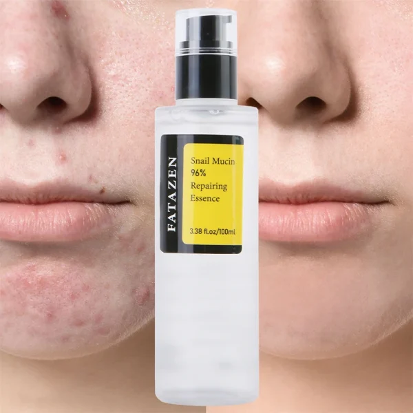 FATAZEN Natural Organic Skin Care Snail Mucin Repairing Essence Beauty Products Skin Boosting Moisturizing Snail Facial Serum - Image 4