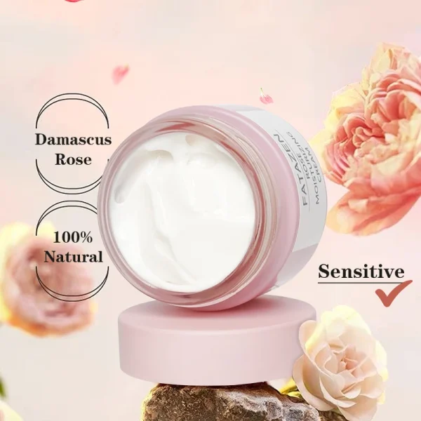 Wholesale Long Lasting Hydration Damascus Rose Facial Moisturizer for Tightening Improve Roughness Skin Care Face Cream Lotion - Image 3