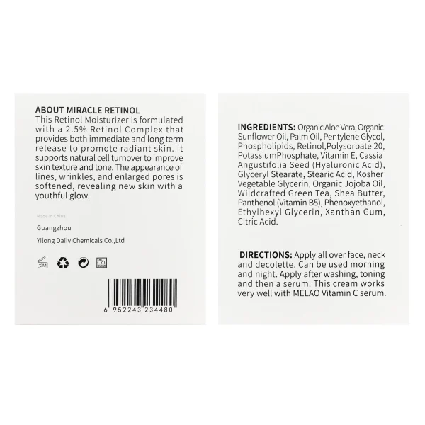 Wholesale Private Label Organic Day and Night Cream Whitening Anti Wrinkle Deep Moisturizing Hyaluronic Anti Aging Face Cream - Image 6