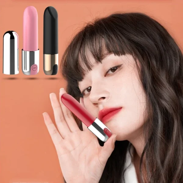 Powerful 10 Frequency Mini Clit G Spot Vibrator with Lipstick Design Women's Sex Toys - Image 3
