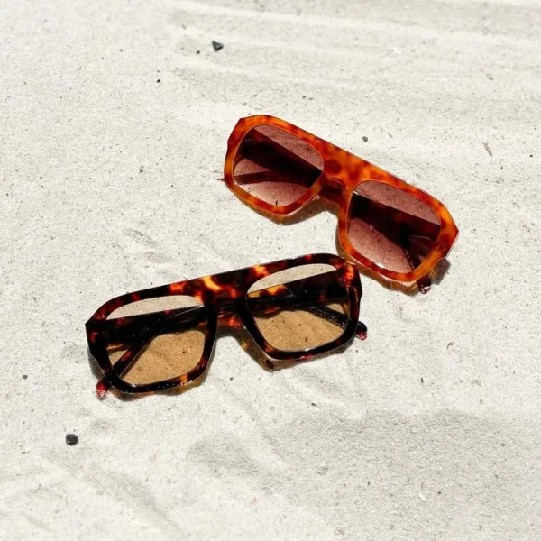 Big Vintage Sunglasses Men Oversized Frame Square Acetate Sun Glasses Women Polarized Sunshade Female