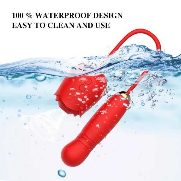 Odeco Drop Shipping Wholesale Rose Vibrators With Clitoris Sucking Stimulator Rose Toy for Women - Image 5