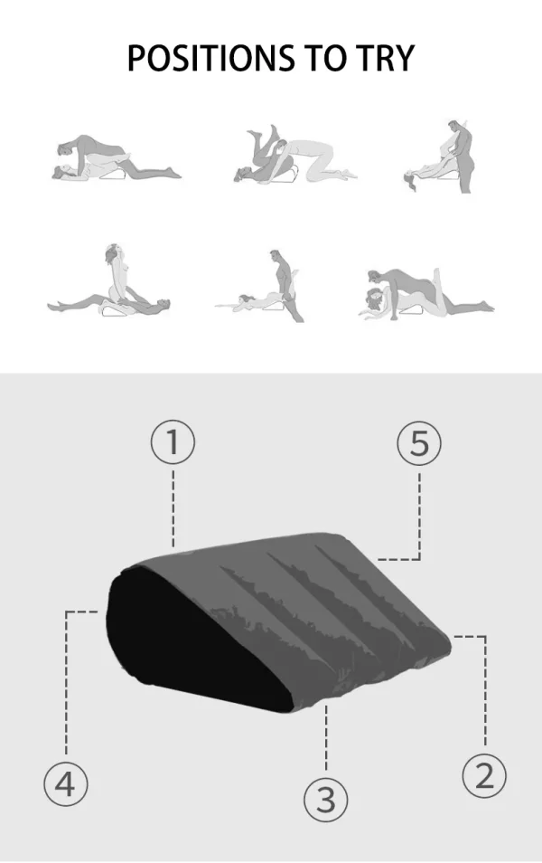Customize Sex Toys Adult Toys Pillow Position Cushion Triangle Inflatable Ramp Furniture Couples Toy - Image 5