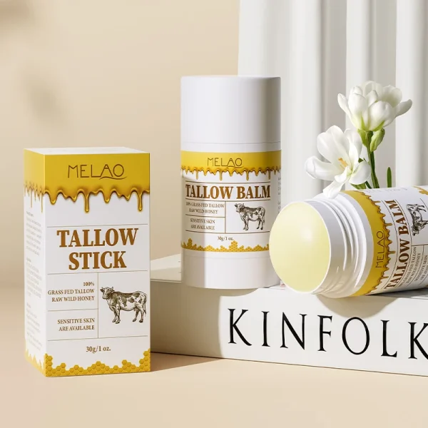 Natural Facial Private Label Body Lotions Vitamins Face Care Cosmetic Korean Skin Care Products Makeup Peptide Beef Tallow Stick - Image 2