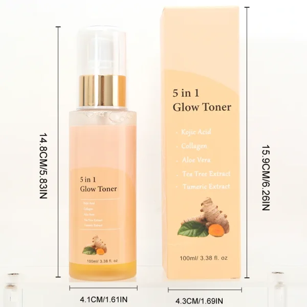 FATAZEN March Expo Skincare Product Natural Vitamin C Wholesale Acne Repair Wrinkle Removal 7 Days Delivery Turmeric Face Toner - Image 6