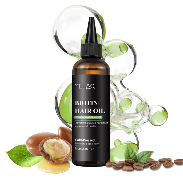 Private Label Essential Hair Loss Oil Growth Oil Hair Strengthening Dandruff Itchy Deep Biotin Hair Oil - Image 3