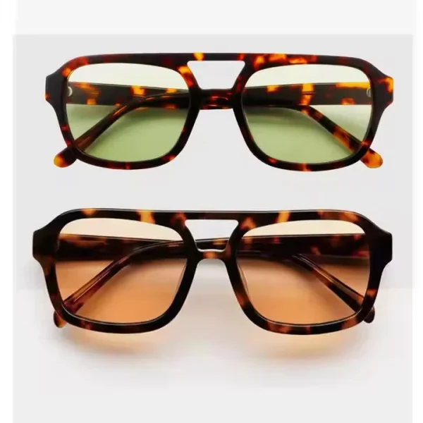 Oversized Sunglasses for Men Black Fashionable Square Sunglasses Retro Glasses for Women Lentes De Sol Hombre