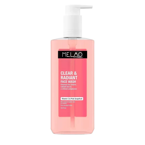 Face Washing Korean Cosmetic Moisturizer Private Label Vitamin Makeup Skin Whitening Face Care Radiant Facial Wash Cleanser