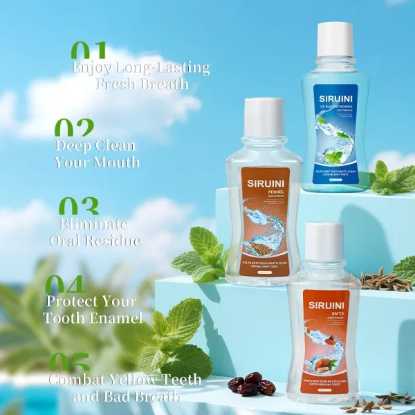 Dental Care Kit Tooth Vitamin E Dental Whitener Oral Care Hotel Amenities Teeth Whitening Kit Products Mouth Wash Mouthwash - Image 4