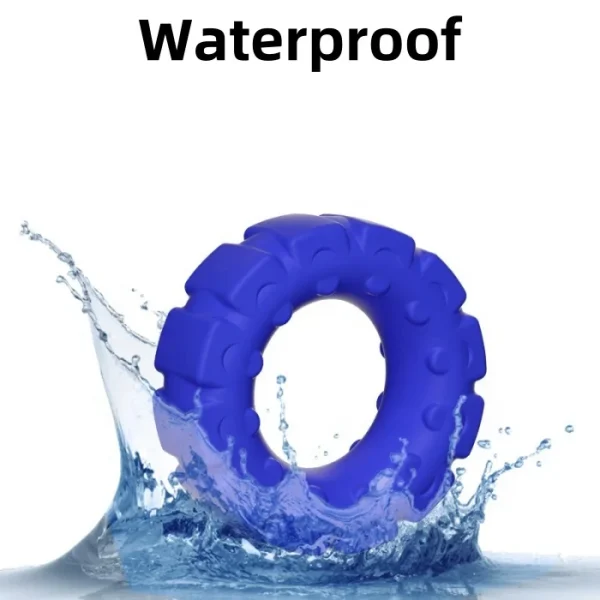 Wholesale Men's Soft Silicone Tyre Cock Ring Sex Toys Delay Ejaculation Feature - Image 6
