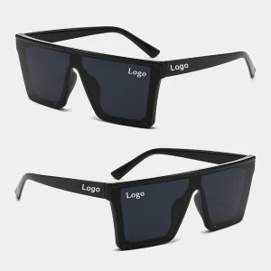 2025 Factory Custom Logo Oversized Square Sunglasses Men Women High Quality Mirror Lens Sun Glasses