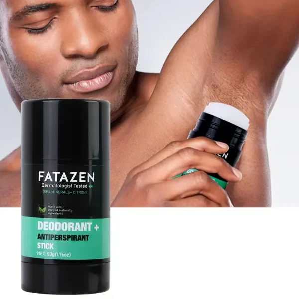 FATAZEN 100% Natural Body Care Body Balm Stick Antiperspirant Stick with Ocean Scent and Citron 2-in-1 Deodorant Stick - Image 4