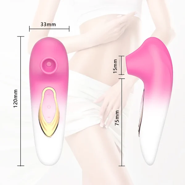 Pink Zoom Mini G Spot Clitoral Sucking Vibrator for Women Female Adult Clit Sex Toy Silicone Vagina Sucker Vibrators 10 Speed - Image 6