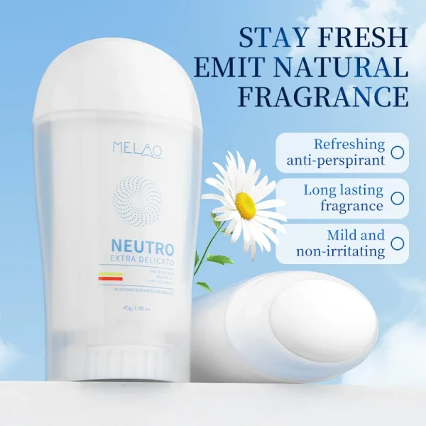 Melao Private Label Natural Body Spray Deodorant for Men Women Antiperspirant Deodorant Stick