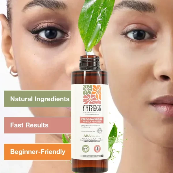 FATAZEN White Natural Body Serum Sloughs Away Dead Cells Impurities Strong Clean Pore Private Label OEM AHA Cleansing Oil - Image 2
