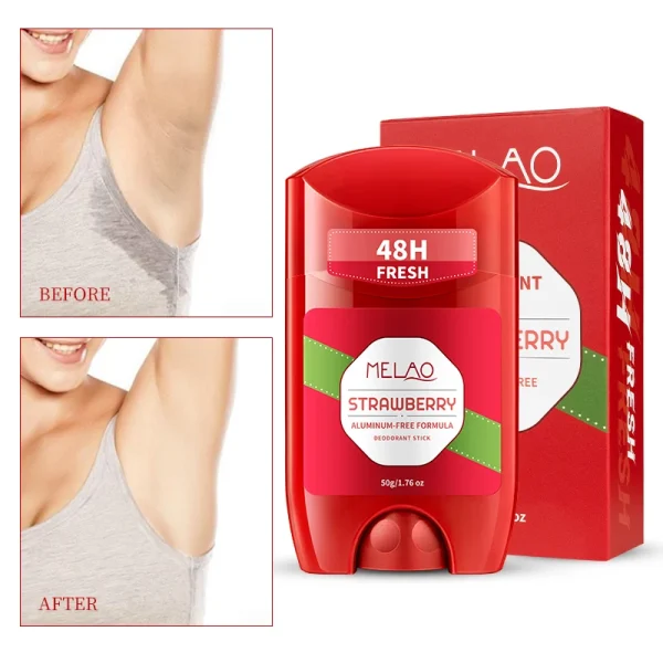 Melao Deodorizer Vegan Deodorant Stick Antiperspirant Lavender Scent Cruelty Free Deodorant Stick 80g for Men - Image 2