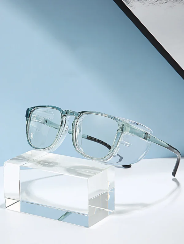 Custom Prime Quality Side Shield Anti-Fog Safety Full Frame Ansi Z87.1 Safety Glasses Anti Blue Light Frames - Image 6