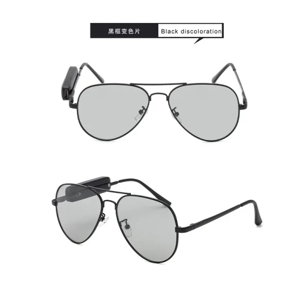New Smart Headset Sunglasses Men Trendy Driving UV400 Toad Mirror Capable Audio Smart Earphone Sun Glasses - Image 5
