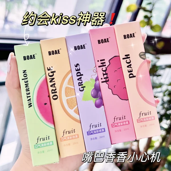 Private Label OEM Customization Oral Spray Breath Refresher Persistent Fragrance Fresh Breath Fruit Oral Refresher Oral Spray - Image 2