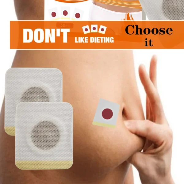 30 Pieces Per Box Magnetic Slim Patch Weight Loss Pad Burning Fat Body Shaping Herbal Sticker Magnet Belly Slimming Patch - Image 6