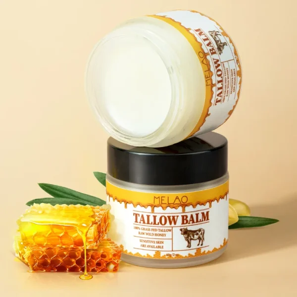 Natural Facial Private Label Body Lotions Vitamins Face Care Cosmetic Korean Skin Care Products Makeup Peptides Beef Tallow Balm