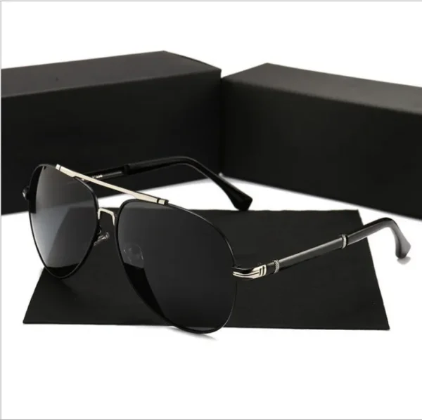 Classic High Quality Sun Glasses Polarized Men Brand Design Driving  Sunglasses River Eyewear Male - Image 2