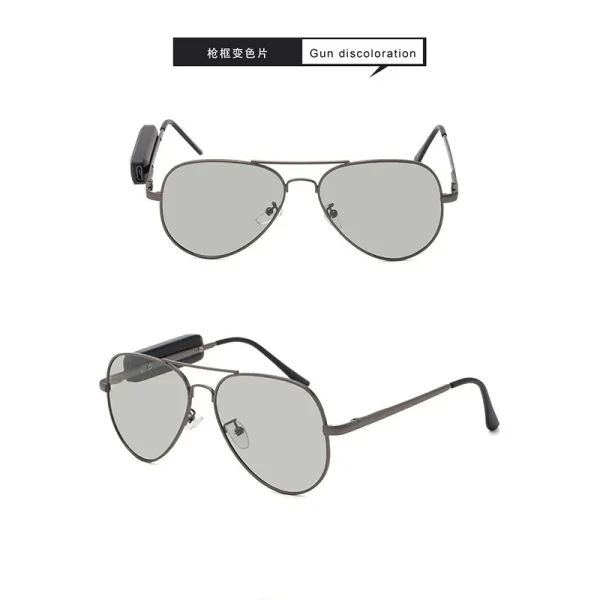 New Smart Headset Sunglasses Men Trendy Driving UV400 Toad Mirror Capable Audio Smart Earphone Sun Glasses - Image 6