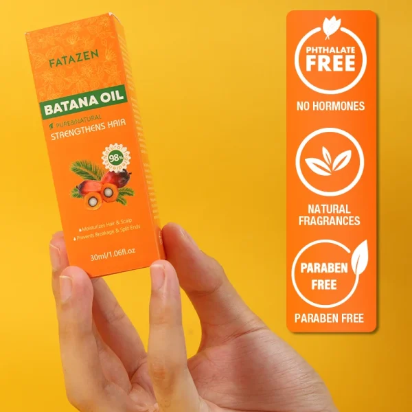 FATAZEN OEM Best Price Natural Puree Batana Essential Hair Oil Natural Organic Honduras Raw Batana Oil for Hair Growth - Image 5