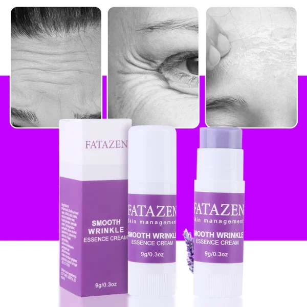 FATAZEN Smooth Wrinkle Essence Cream Fine Lines Moisturizing Moisturizer Herbal OEM Face Cream Stick Wrinkle Cream - Image 3