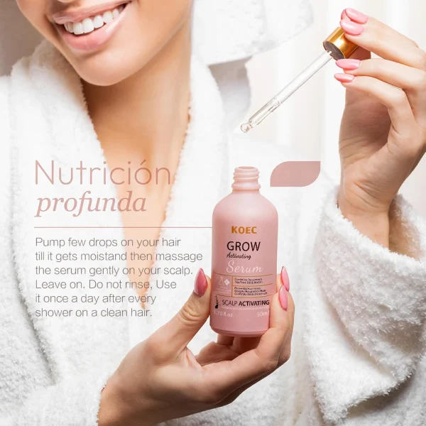 Simply Grow Activating Serum KOEC Deeply Nourish Hair Growth Tonic Serum Anti Hair Loss Wholesale Scalp Treatment Serum Oem - Image 5