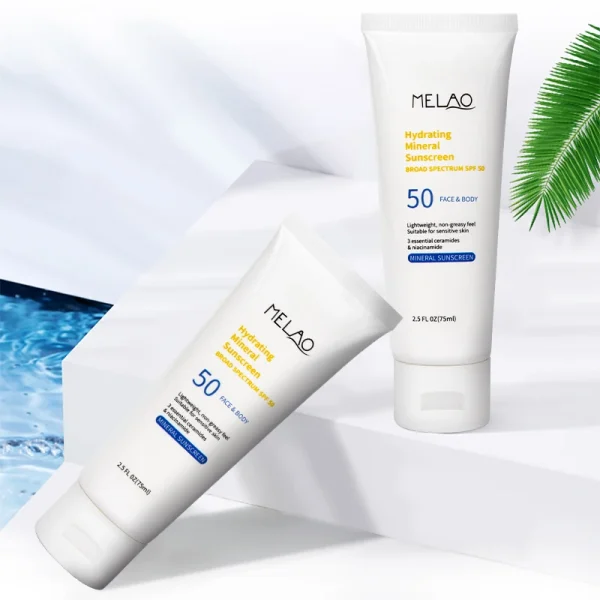 Korean Skincare Face Care Sunblock Sun Block Screen Cream Anti UV Spf 50 Sunblock for Face Sunscreen Cream Spf 50 - Image 5