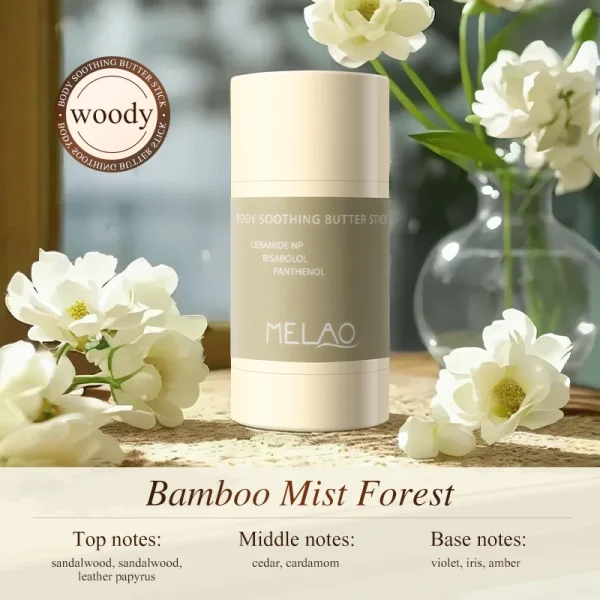MELAO Private Label Vitamin C Lightening Firming Bleaching Cream Women Body Lotion Whitening Lotion BODY SOOTHING BUTTER STICK - Image 4