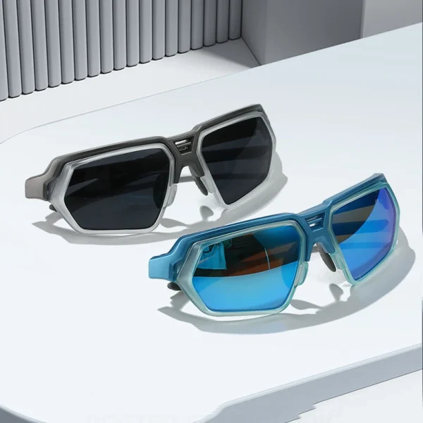 Anti Impact Fashion Trendy Glasses Shooting Goggles Custom Logo Mirror Safety Sunglasses Women Men - Image 4