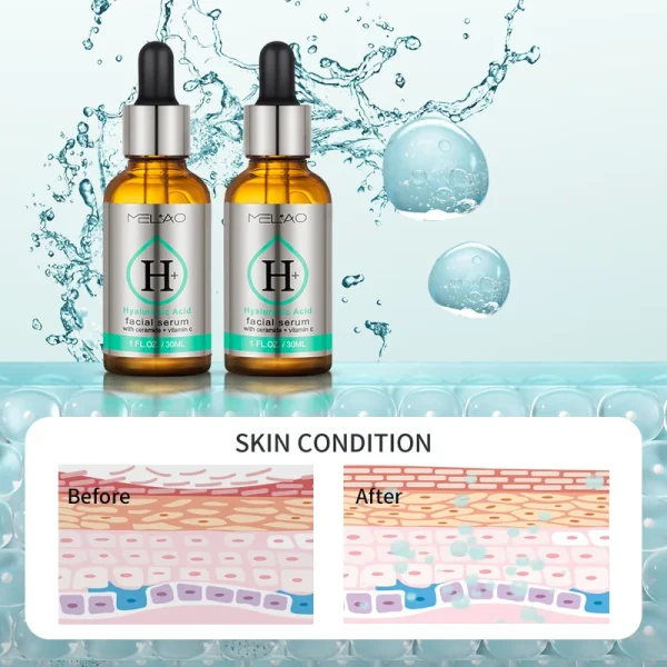 Cosmetic Skincare Facial Vitamin c Moisturizer Private Label Vitamins Skin Whitening Face Care Hyaluronic Acid Serum for Face - Image 5