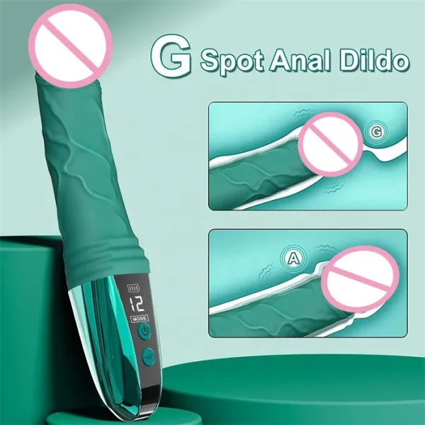 New LED Vibrating Clitoral Dildo 12-Frequency USB Power Adult Women's Sex Toys with G-Spot and Vaginal Vibrators - Image 5