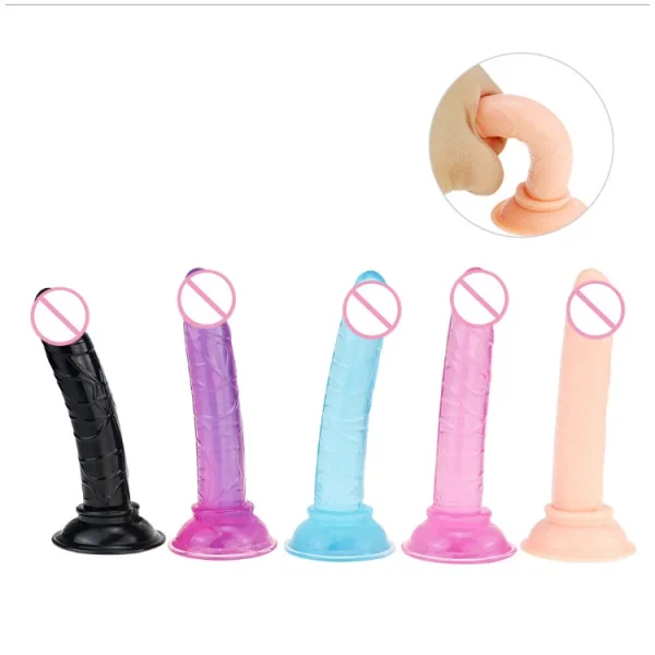 Hot Sale Erotic Soft Jelly Dildo Realistic Dildo with Suction Cup Toys Adult Sex Toy Dildo for Gay Men