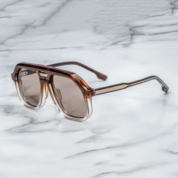 Retro Square Luxury Brand Designer Oversized Shades CR39 Lens UV400 Polarized TR Frame Sunglasses Custom High Quality - Image 3