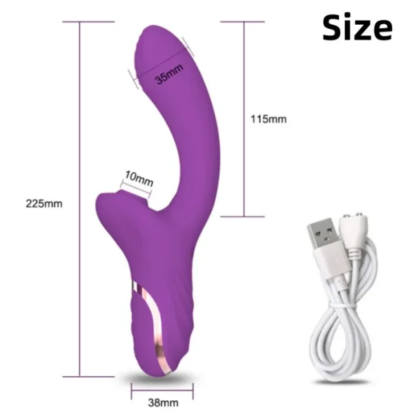 USB Power 10-Speed Electric Vibrator for Women's Clit Sex Toys With 10 Frequencies - Image 3