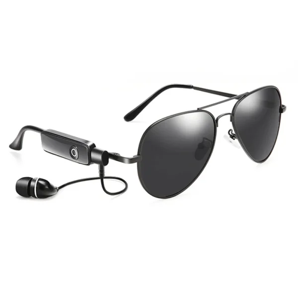 New Smart Headset Sunglasses Men Trendy Driving UV400 Toad Mirror Capable Audio Smart Earphone Sun Glasses
