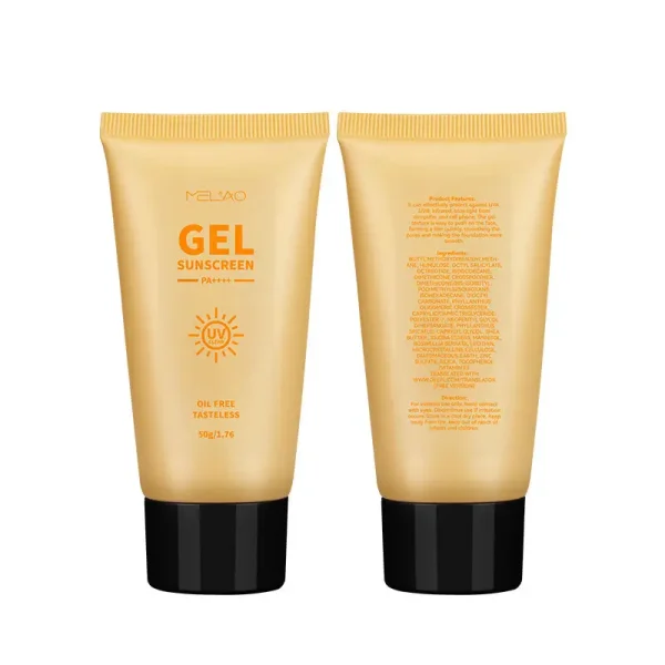 Spf 50+++ Private Label No White Cast Clear Sunscreen Gel Black Skin Sunscreen Face and Body Moisturizing Sunscreen Gel - Image 5