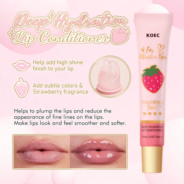 British Lip Stick Set Vegan Personalized Lip Butter Balm Day/Night Hydrating  Nourishes Soft Lips Vitamin E Private Label OEM - Image 3
