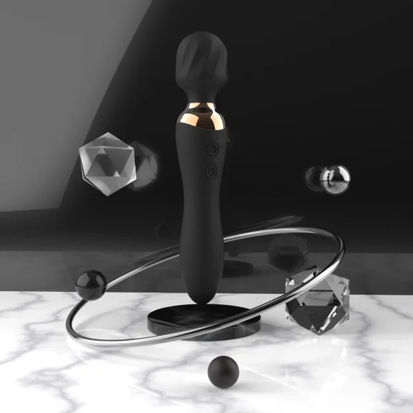 Custom Outlet Powerful Female Vibrator Wand Massager 24 Modes Double Head Wand Vibrator Clit Stimulator Sex Toys Adult Sex Toys - Image 6