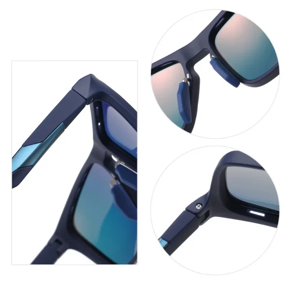 Fashion Polarized Sunglasses Men's TR FramesTAC Lens Sun Glasses Retro Sports Sunglasses UV400 - Image 3