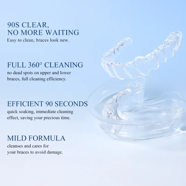 Custom Mouthwash Teeth Braces Orthodontic Rubber Bands Dental Braces Orthodontic Bracket Dentures Cleansing Solution - Image 2