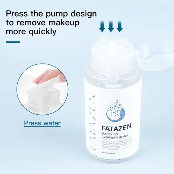 Private Label Organic Purifying Cleansing Water Face Eye Makeup Remover Water Base Facial Cleanser for Oily Skin Micellar Water - Image 6