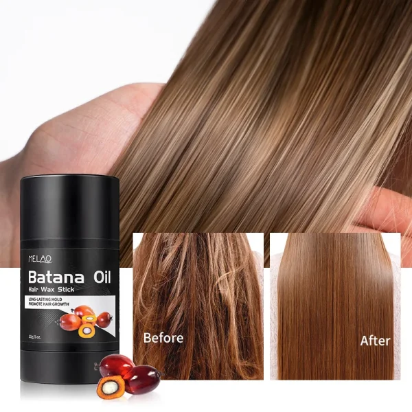 Custom Labels Strong Hold Edge Control Non Toxic Hair Wax Stick With Batana Oil Hair Wax Stick - Image 4